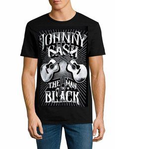 Johnny Cash The Man In Black country rock n roll Official T-Shirt 3XL XXXL NWT